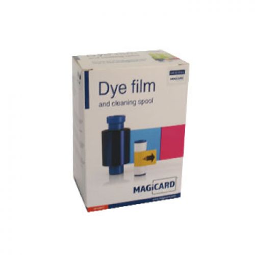 MAGICARD Ribbon Enduro/Rio colo YMCKO 300 impr. card printer DYE FILM and cleaning spool , Papelarte , MAGMA300YMCKO , 814711000101